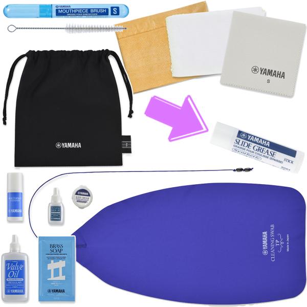 YAMAHA ヤマハ KOSTP6 トランペット お手入れセット SGK4 スライドグリス 管楽器 メンテナンス Trumpet お手入れセットS　以下は対応不可 北海道 沖縄 離島 代引き