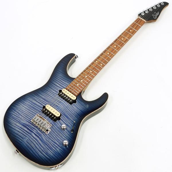 Suhr サー JE-Line Modern Plus Ash Faded Trans Whale Blue Burst / PF