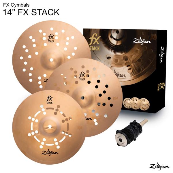 Zildjian ジルジャン FX Cymbals 14" FX STACK NAZLFXSTK14