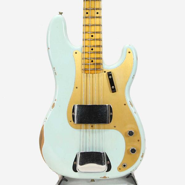 Fender Custom Shop 1958 Precision Bass Relic  Aged Sonic Blue/1-Piece Quartersawn Maple Neck Fingerboard