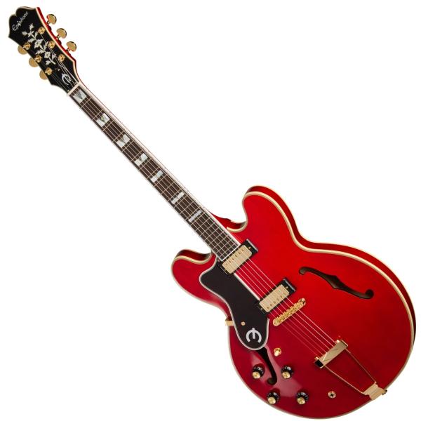 Epiphone エピフォン 左用 Masterbilt Gem Archer Sheraton Left-Handed Cherry Red レフトハンド  ゲム・アーチャー シェラトン セミアコ