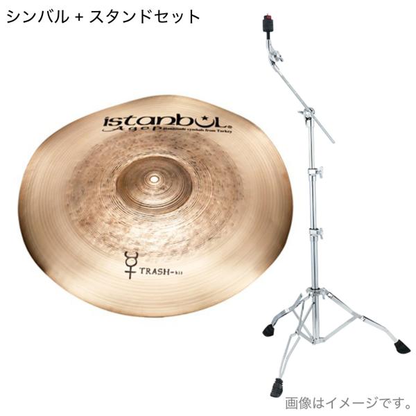 Istanbul Agop イスタンブール アゴップ Traditional TRASH HIT 14" トラディショナルトラッシュヒット TAMA HC43BWN スタンド