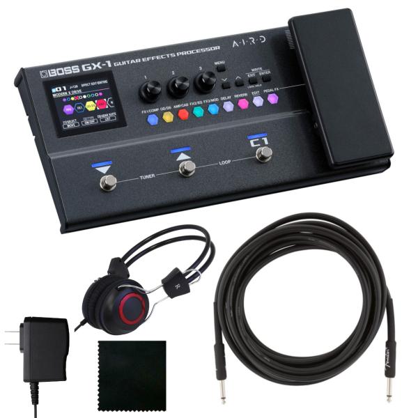BOSS ボス GX-1 ライブ 宅録 練習セット エフェクター 定番 マルチ シールド ヘッドフォン アダプター