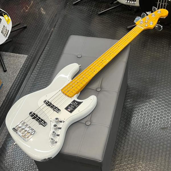 Fender フェンダー American Ultra II Jazz Bass V MN / Avalanche  【OUTLET】