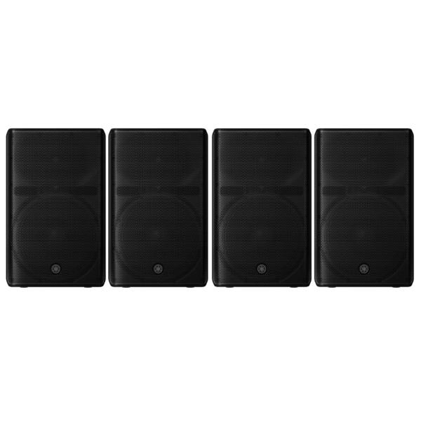 YAMAHA ヤマハ DXR15mk3 x4本  3+1キャンペーン商品 ◆ パワードスピーカー ( アンプ搭載 )