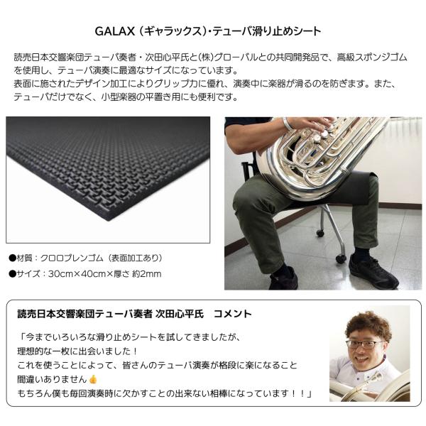 GALAX ギャラックス GTSS チューバ 滑り止めシート　以下対応不可　北海道 沖縄 離島 代引き