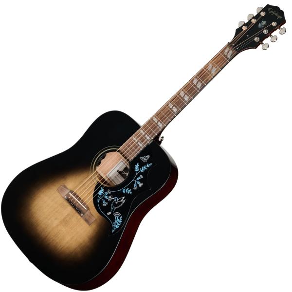 Epiphone エピフォン Eric Church Hummingbird Dark Studio Cobra Burst エリック・チャーチ ハミングバード  アコースティックギター  エレアコ仕様
