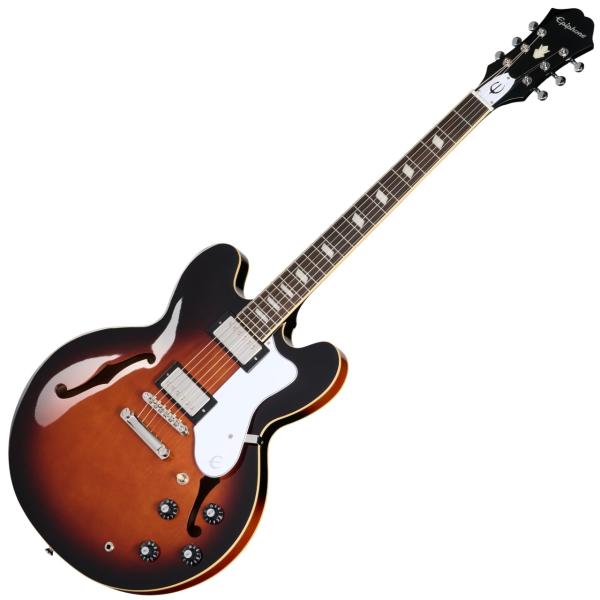 Epiphone エピフォン Bonehead Riviera Dark Tobacco Sunburst  ポール・“ボーンヘッド”・アーサーズ  リビエラ セミアコ 