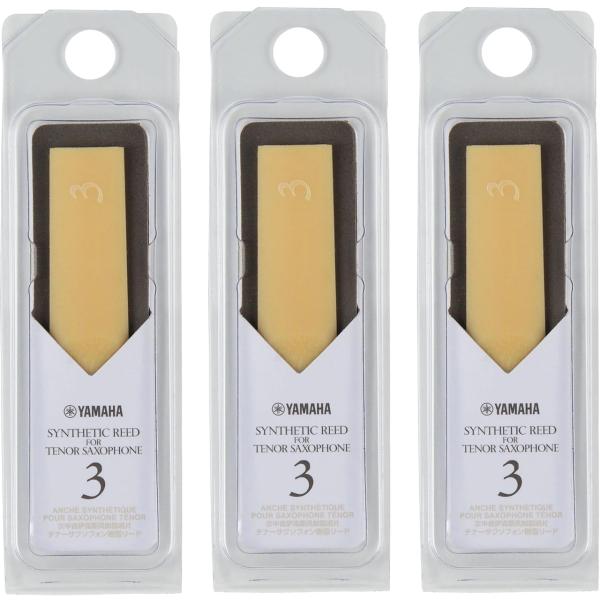 YAMAHA ヤマハ TSR30 テナーサックス リード 3.0 3枚 セット シンセティックリード 3番 樹脂製 プラスチック 系 Tenor sax　以下対応不可　北海道 沖縄 離島 代引き
