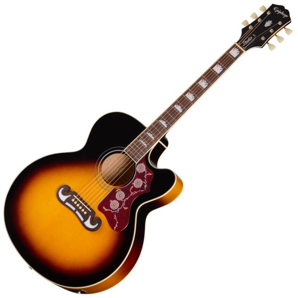 Epiphone エピフォン J-200 Studio EC Vintage Sunburst  アコースティックギター エレアコ