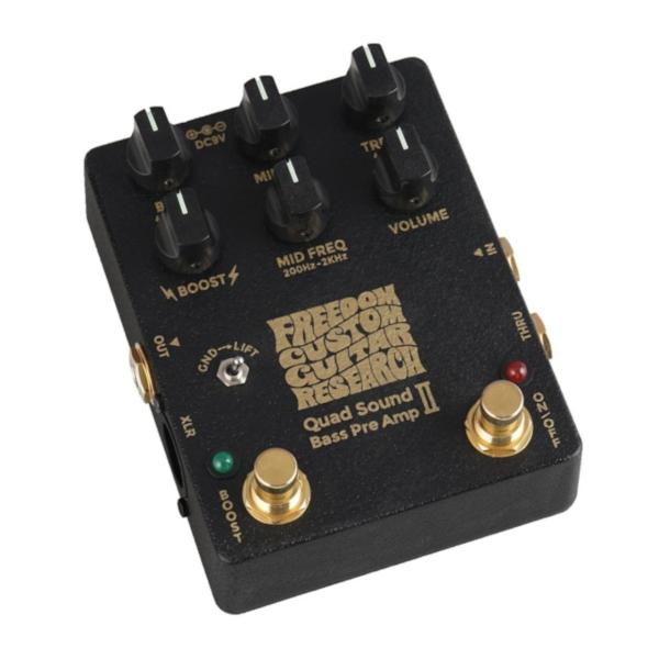 Freedom Custom Guitar Research Quad Sound Bass Pre-Amp II Limited Black