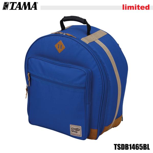 TAMA タマ 限定カラー TSDB1465BL POWERPAD 14インチスネア用 ブルー 青 ドラム ケース