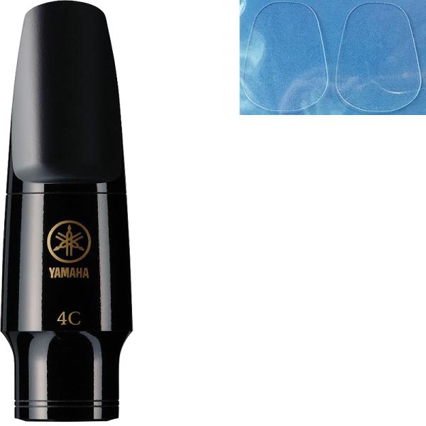 YAMAHA ヤマハ AS-4C アルトサックス マウスピース スタンダード 正締め 4C Alto saxophone mouthpiece セットF　以下対応不可 北海道 沖縄 離島 代引き