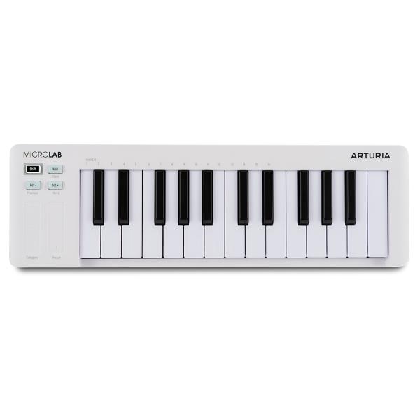 Arturia アートリア ［アウトレット］ MICROLAB MK3 WH MIDI キーボード USB-TYPE C 25鍵盤 ホワイト