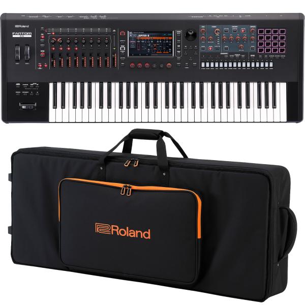 Roland ローランド FANTOM-6 EX 純正ケースセット シンセサイザー 61鍵盤 DTM DAW