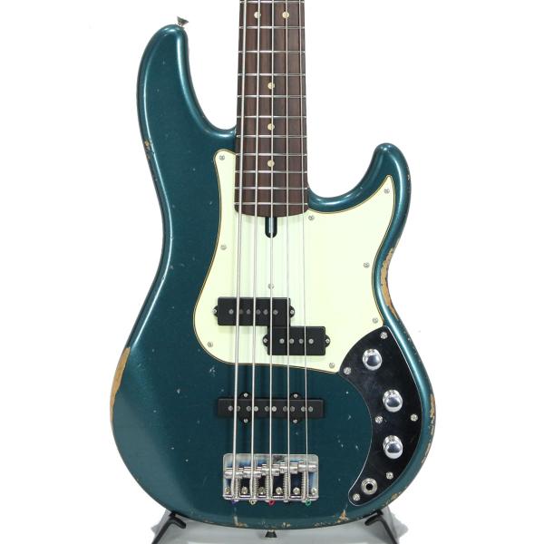 Tsubasa Guitar Workshop The Earth 5R Alder/Madagascar Rosewood / Dark Lake Placid Blue/ Aged 