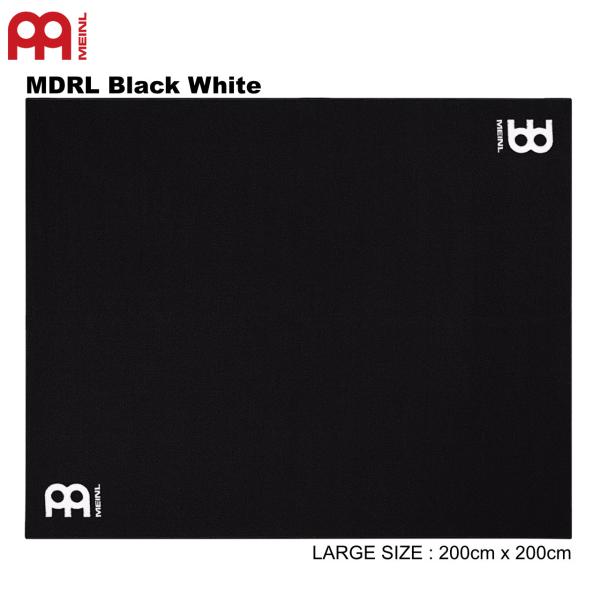Meinl マイネル Drum Rug MDRL Black White Lサイズ 大きめ セッティング マット ドラム