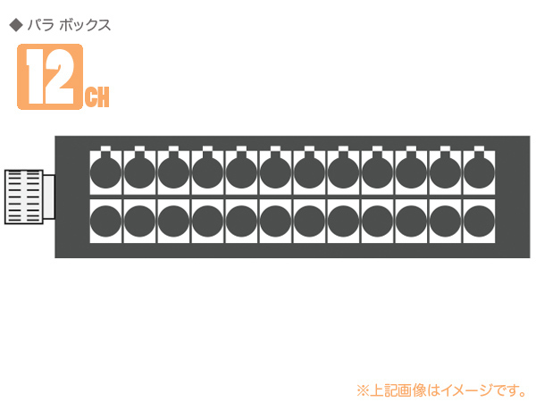 CANARE ( カナレ ) 12J12N1(F77) ◆ 12ch パラボックス ・NK27-31S-R×1