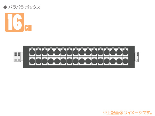 CANARE ( カナレ ) 16J12F12(F77) ◆ 16ch パラパラボックス ・FK37-31S-R×1 FK37-32S-R×1