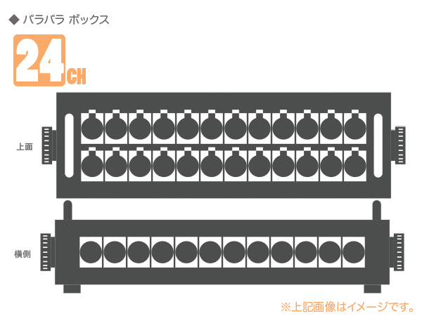 CANARE ( カナレ ) 24B12MSW(F77) ◆ 24ch パラパラボックス ・D/MS3102A32A-10P×2