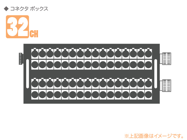 CANARE ( カナレ ) 32B12MF11(F77) ◆ 32ch マルチボックス ・D/MS3102A36-73P×1　FK37-31S-R×2