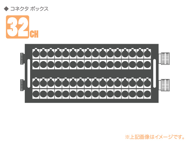 CANARE ( カナレ ) 32B12MWF11(F77) ◆ 32ch マルチボックス ・D/MS3102A36-73P×2  FK37-31S-R×2  