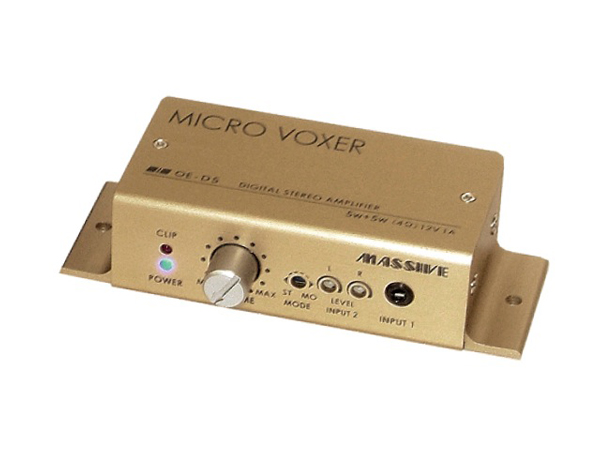 MASSIVE ( マッシブ ) OE-D5 Micro Voxer ◆ パワーアンプ MONO/ST切換可能 ローインピーダンス