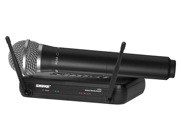 SHURE シュア SVX24/PG58 ◆ワイヤレスマイクセット ハンドヘルド型 PG58ヘッド搭載