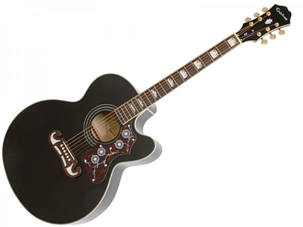 Epiphone ( エピフォン ) EJ-200SCE BLK アコースティックギター  エレアコ  ジャンボ タイプ 