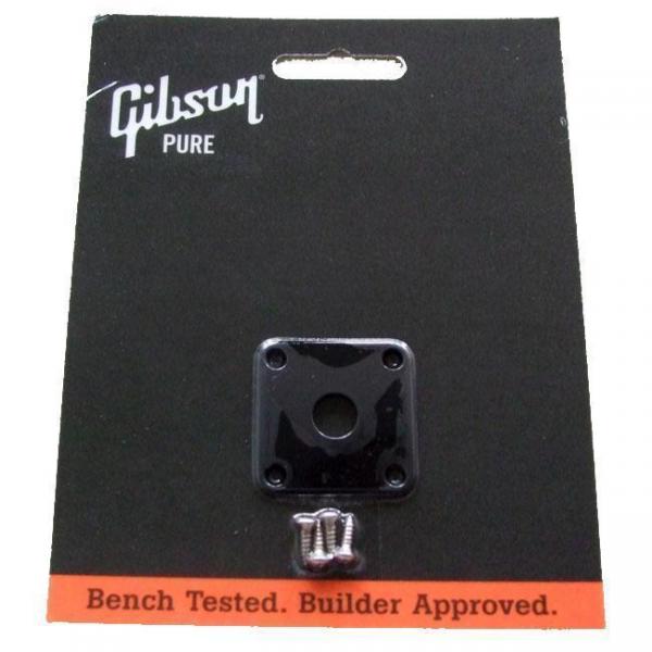Gibson ギブソン PRJP-010: Jack Plate - Black Plastic