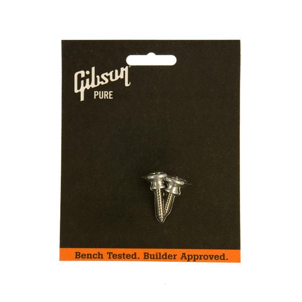 Gibson ギブソン PREP-020 Strap Buttons (2/Pkg) Aluminum
