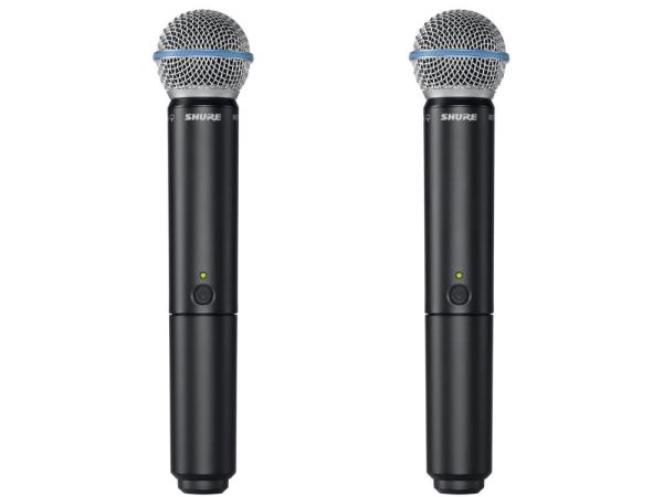 SHURE ( シュア ) BLX288/BETA58 ◇ デュアルチャンネル ハンドヘルド ...