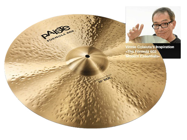 Paiste ( パイステ ) FORMULA 602 MODREN ESSENTIALS RIDE 20"  ライド