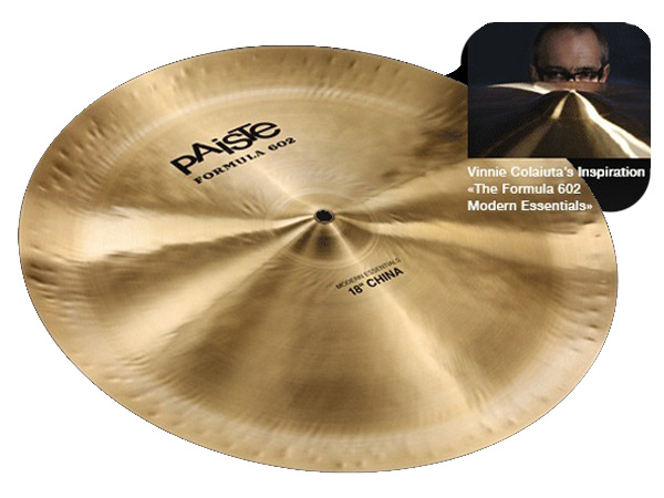 Paiste ( パイステ ) FORMULA 602 MODREN ESSENTIALS CHINA 18"  チャイナ