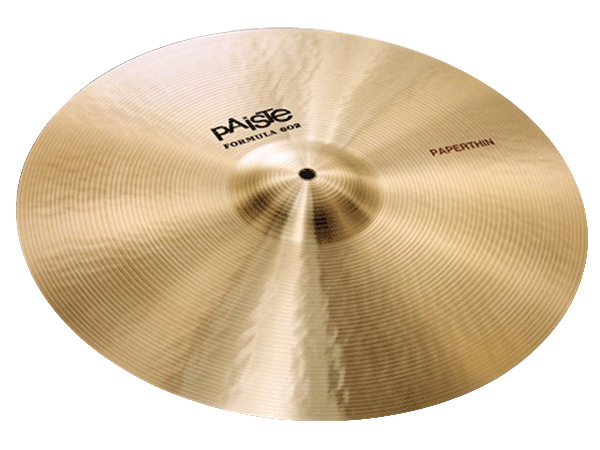 Paiste ( パイステ ) FORMULA 602 CLASSIC SOUNDS PAPERTHIN CRASH 18"  クラッシュ