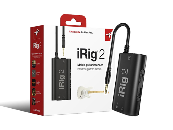 IK Multimedia ( アイケーマルチメディア ) AmpliTube iRig 2 日本正規代理店品 iPhone iOS ギターエフェクター DAW DTM