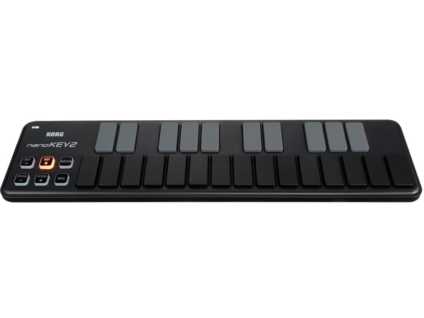 KORG コルグ nanoKEY2 ブラック USB MIDI キーボード コントローラー 25鍵盤 スリム DTM DAW