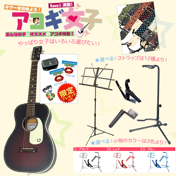 GRETSCH ( グレッチ ) G9500 Jim Dandy Flat Top アコギ女子セット ［ 応援プレゼント付き ］