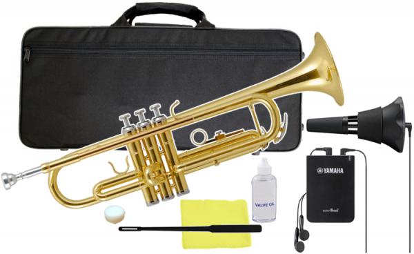 Kaerntner ( ケルントナー ) KTR-30 Gold トランペット ラッカー ゴールド 管楽器 B♭ Trumpets KTR30 GD SB7J サイレントブラス セット F　北海道 沖縄 離島不可 