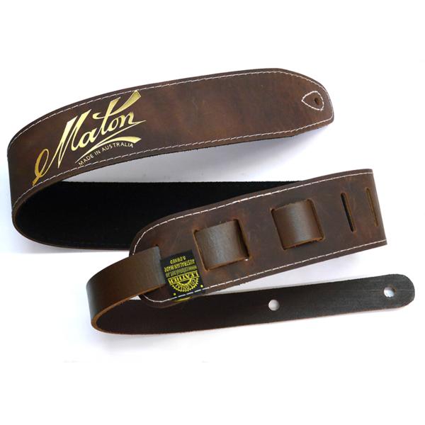 Maton Guitars ( メイトンギターズ ) Leather Strap STD / ブラウン