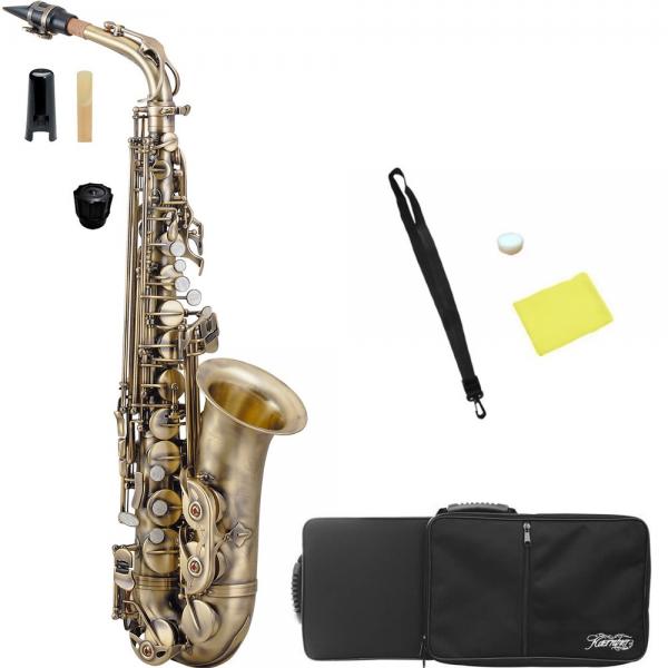 Kaerntner ( ケルントナー ) KAL-68AQ アルトサックス アンティーク カラー 管楽器 ヴィンテージ風 Alto saxophone KAL68AQ　北海道 沖縄 離島 同梱不可