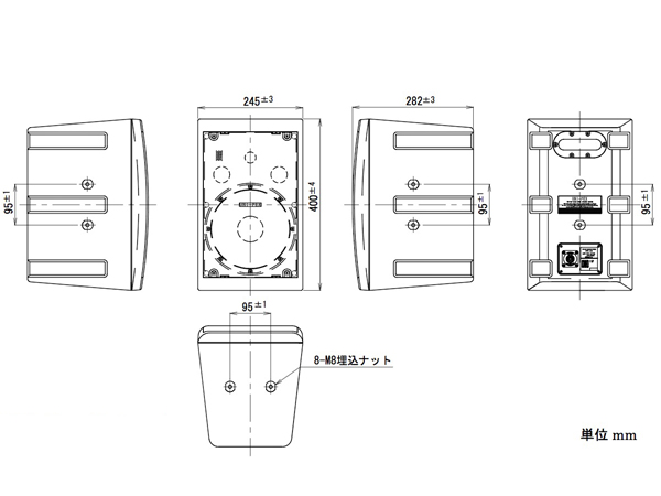 UNI-PEX ( ユニペックス ) EWS-120 ◇ 防滴形2ウェイスピーカー 送料