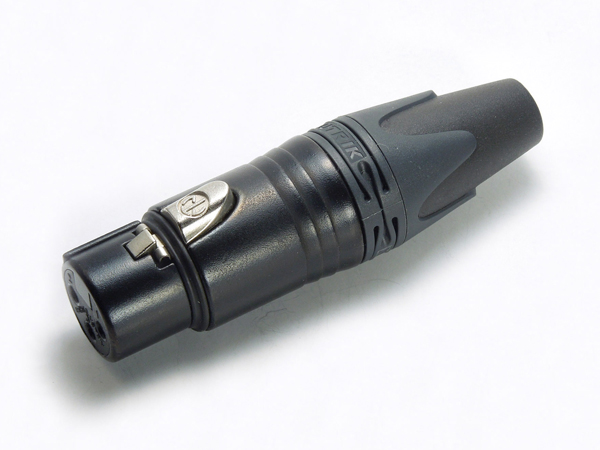 NEUTRIK ノイトリック NC3FXX-B ◆ 3ピン XLR コネクター (メス) 黒
