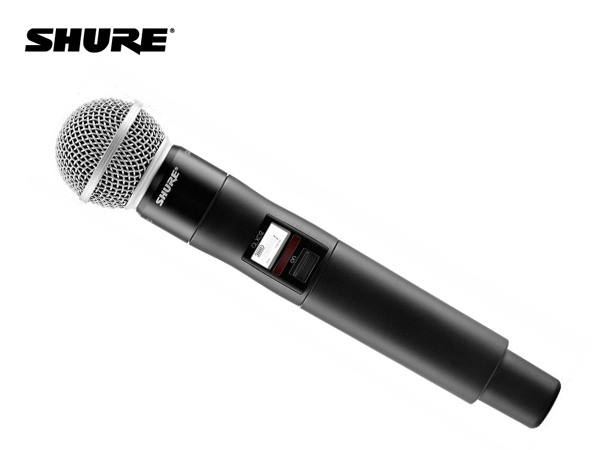 SHURE ( シュア ) QLXD2/SM58-JB  ◆ ハンドヘルド型送信機 SM58マイクヘッド B帯モデル