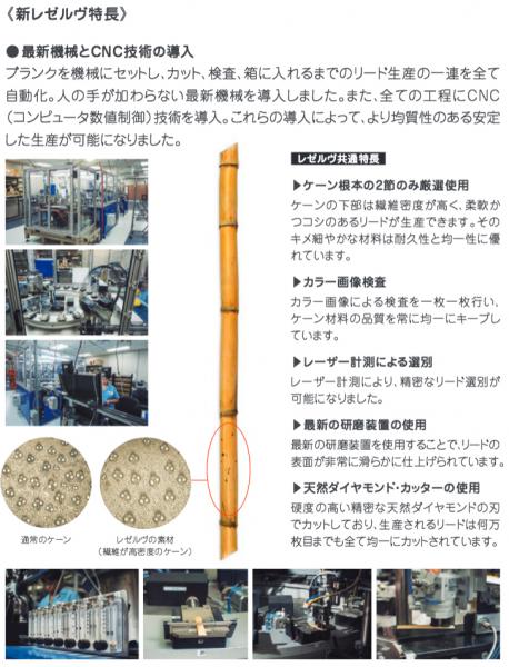 D'Addario Woodwinds ( ダダリオ ウッドウィンズ ) DCT1025 レゼルヴ クラシック B♭ クラリネット リード 2.5  10枚 LDADRECLC2.5 Bb clarinet Reserve classic 2-1/2 2半 | ワタナベ楽器店 ONLINE SHOP