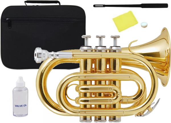 Kaerntner ケルントナー KTR-33P GOLD ポケットトランペット ラッカー ゴールド ミニトランペット 管楽器 KTR33P GD　北海道不可 沖縄不可 離島不可 代引き不可 同梱不可