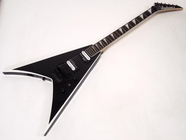 Jackson ( ジャクソン ) JS32 KING V / Black with White Bevels