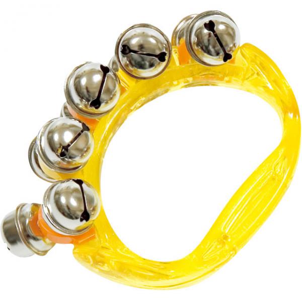  HB500 リングベル イエロー 1個 楽器 鈴 ジングルベル リングタイプ ハンドベル こども パーカッション HB-500 YELLOW Ring bell 　北海道 沖縄 離島不可