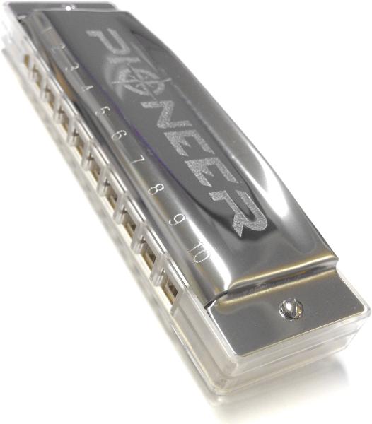 HOHNER ( ホーナー ) 50周年 ハープ Pioneer 透明ボディ 10穴 C調 ブルースハーモニカ パイオニア テンホールズ