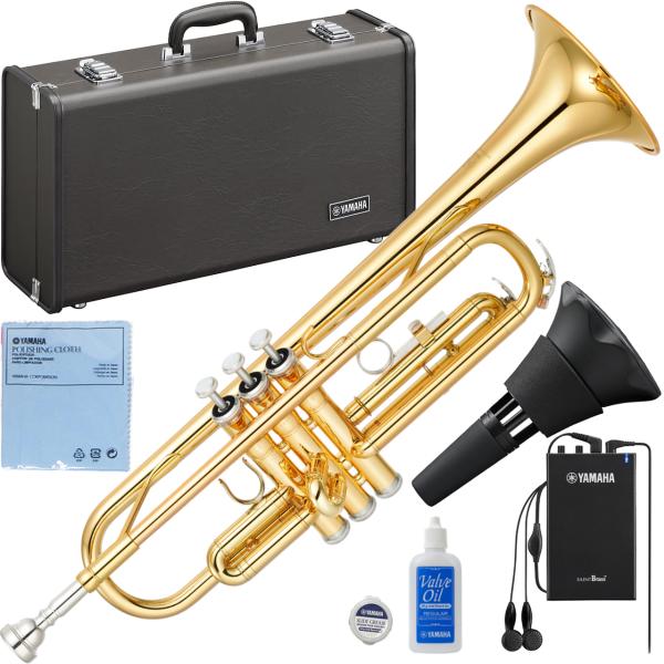 YAMAHA ( ヤマハ ) YTR-2330 トランペット 正規品 ゴールド 管楽器 B♭Trumpets YTR-2330-01 本体 サイレントブラス SB7X セット　北海道 沖縄 離島不可